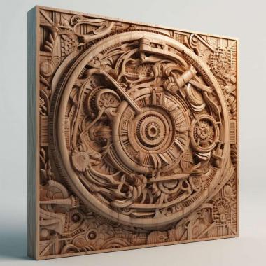 Patterns and decorations stl Cadoceras 1 3d model